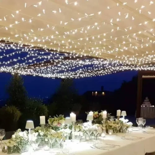 guirnalda de led blanca