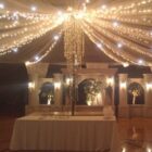 Guirnalda led cálido destellos cable blanco