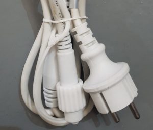 ALIMENTACION GUIRNALDA LUCES LED CABLE BLANCO
