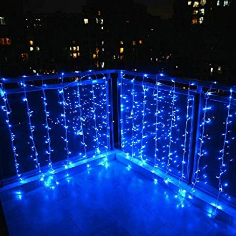 Cortina led azul 2x1 Cortina led azul