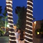 Manguera de luz incandescente Roja