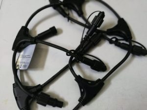 Cable unión Guirnaldas Led 0,73m 6 salidas