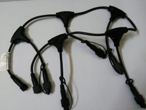 Cable unión Guirnaldas Led 1m 5 salidas