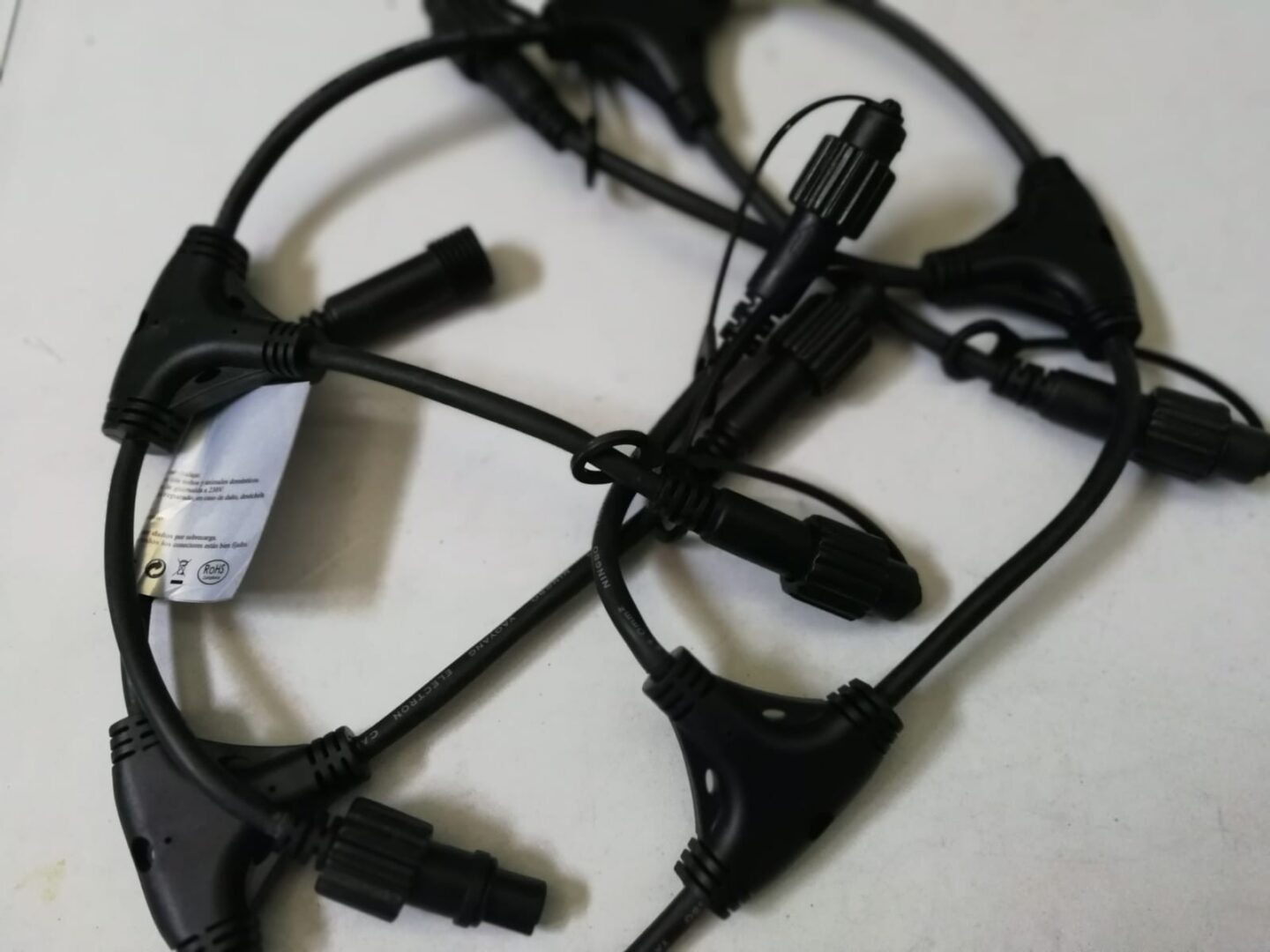 Cable unión Guirnaldas Led 1m 10 salidas Cable unión Guirnaldas Led 1m 10 salidas