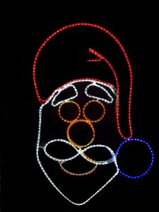 FIGURAS NAVIDAD EXTERIOR PAPÁ NOEL ADORNO NAVIDEÑO