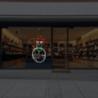 Muñeco de Nieve luminoso LED