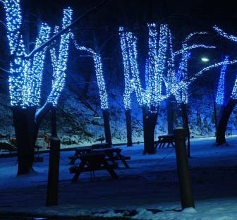 Guirnalda Led Azul Opal + Alimentación Guirnalda de luces Led Azul Opal + Alimentación