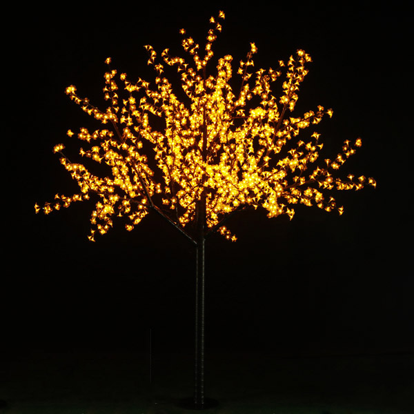 arbol led amarillo árbol led decorativo