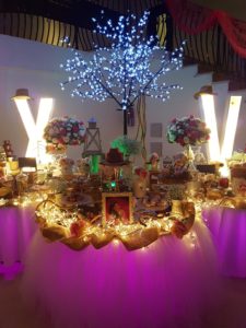arbol led mesa dulce