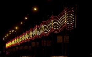 bandera española luces led