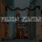 Letrero Felices Fiestas top luz Navideño