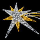 Estrella fugaz luminosa LED