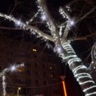 guirnalda calida con destellos