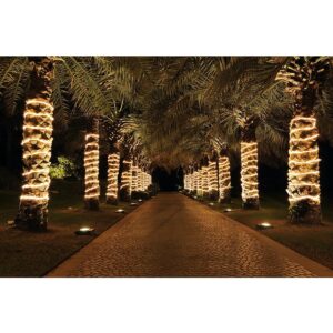 decoración con manguera de led