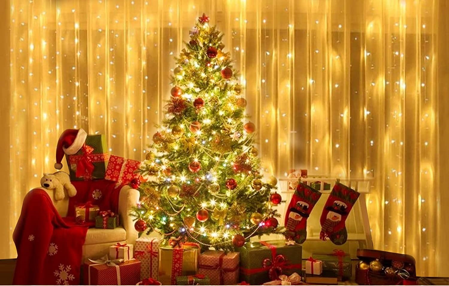 cortina luces mini led