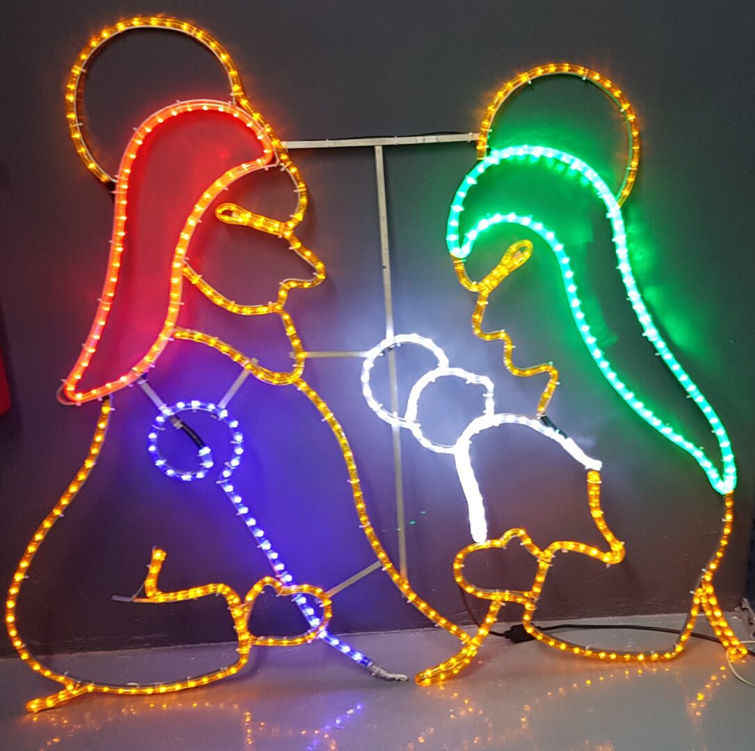 NACIMIENTO LED Nacimiento luminoso LED figuras navidad