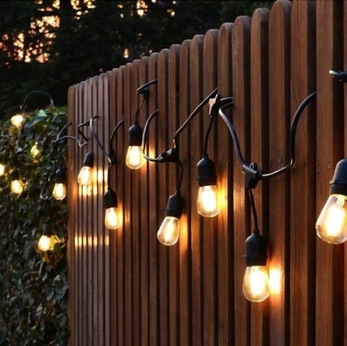 guirnalda E27 con bombillas