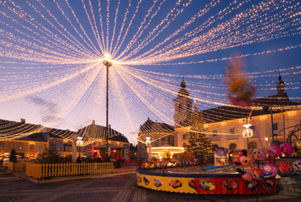 como unir guirnaldas de luces led