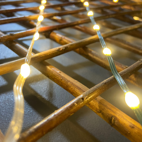 microled cable verde y transparente