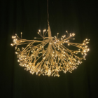 Imagen de esfera LED colgante 3D con ramas blancas Ø90 cm1080 microleds