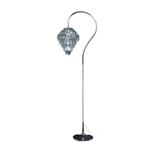 LAMPARA LED DELUXE PLATA