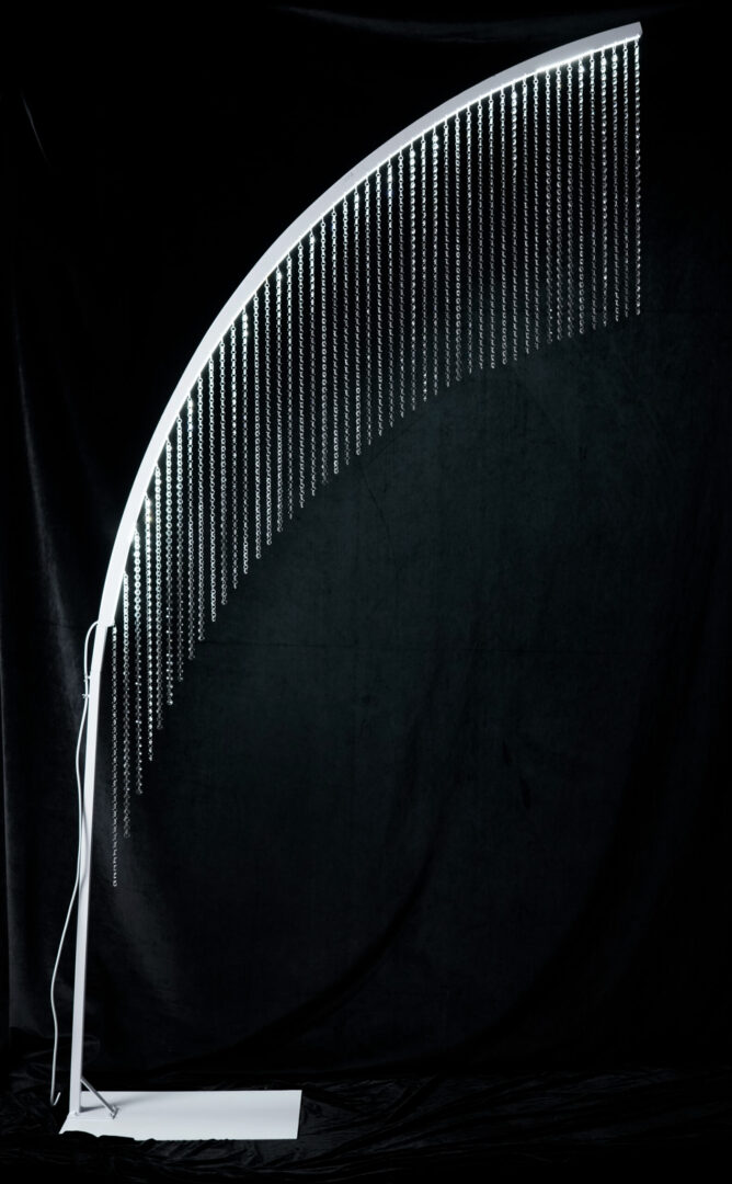 lampara arco cadenas