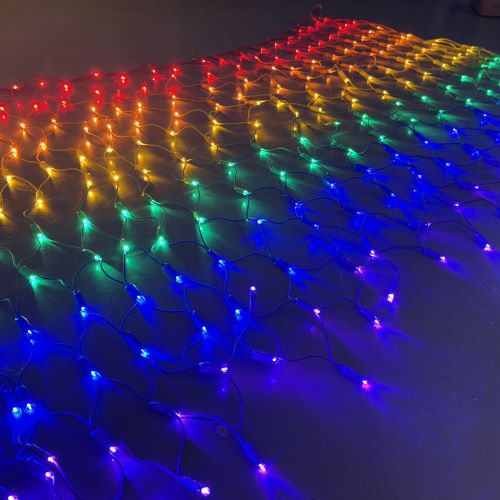 Cortina LED Orgullo 3x0.4m