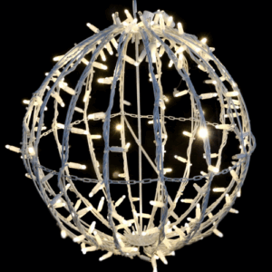 12046 Esfera LED 3D cálido con destellos