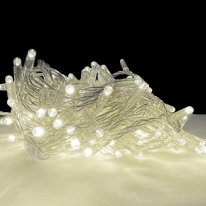 WT03055T guirnalda led blanco cable transparente TOPLUZ