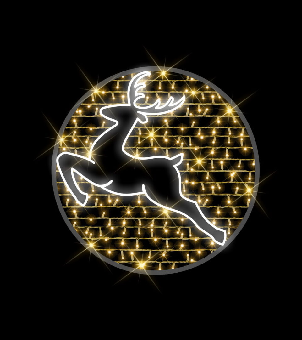 Figura navidad bola reno Figura navidad bola reno