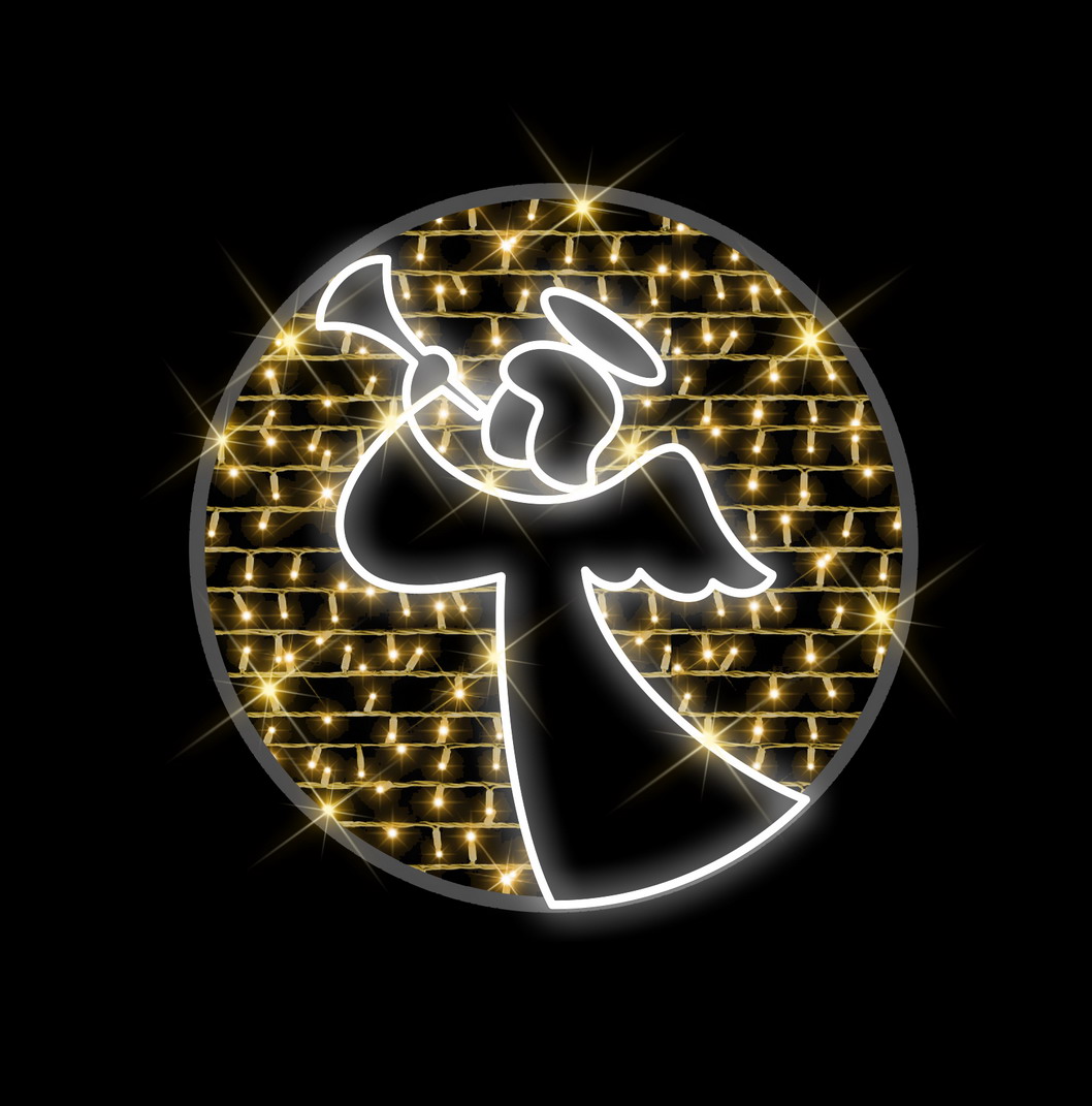 Figuras navideñas bola angelito Figuras navideñas bola angelito