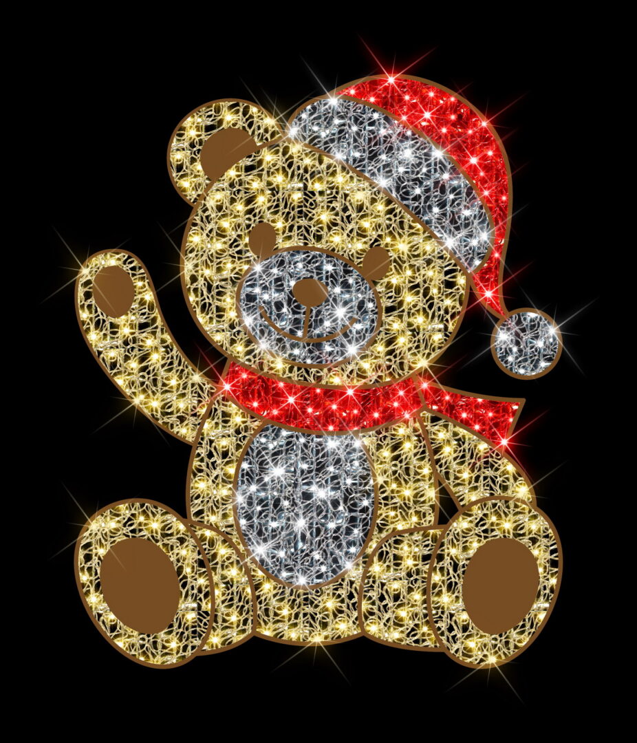 Figura osito Figura navidad osito